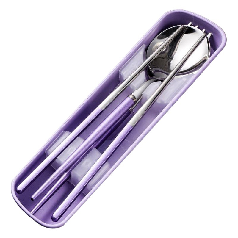 Portugal 304 portátil vajilla traje cuchara Tenedor palillos Nordic viaje casa Estudiante Adulto regalo