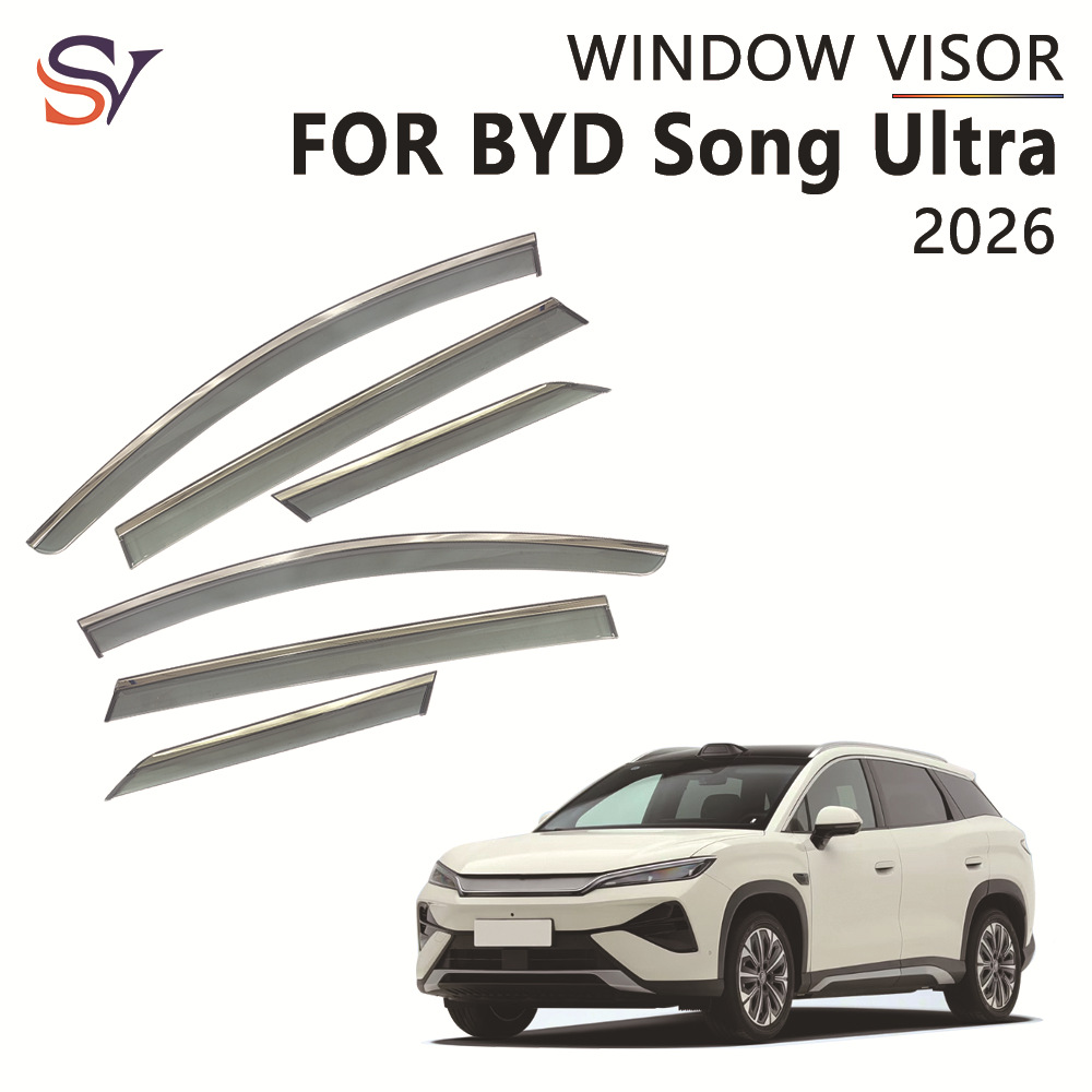 Dropshipping is available for BYD Song Ultra 2026 car side window rain guards
