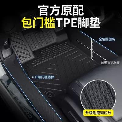 Ayaqaltılar (Kovriklər) SL03, Deep Blue S7, Deep Blue G318 - deep-blue-sl03-textured-tpe-door-sill-protectorsingle-layer-drivers-side