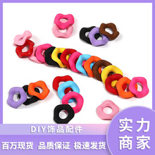 马卡龙大孔隔珠手感漆波浪隔圈儿童DIY串珠笔手机链饰品配件批发