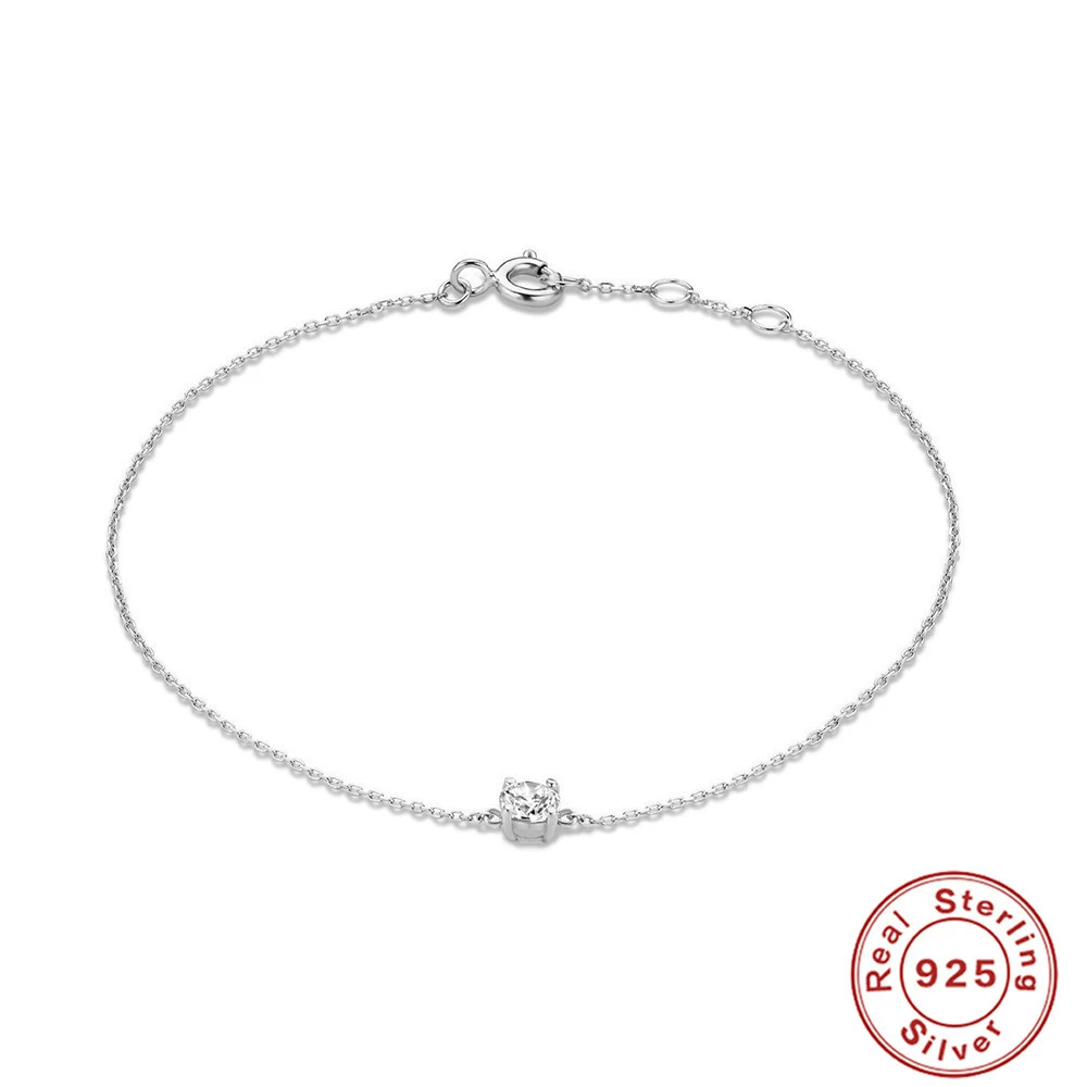 Модный бренд минималистская базовая bracelet, серебро 925 образец, европейский стиль