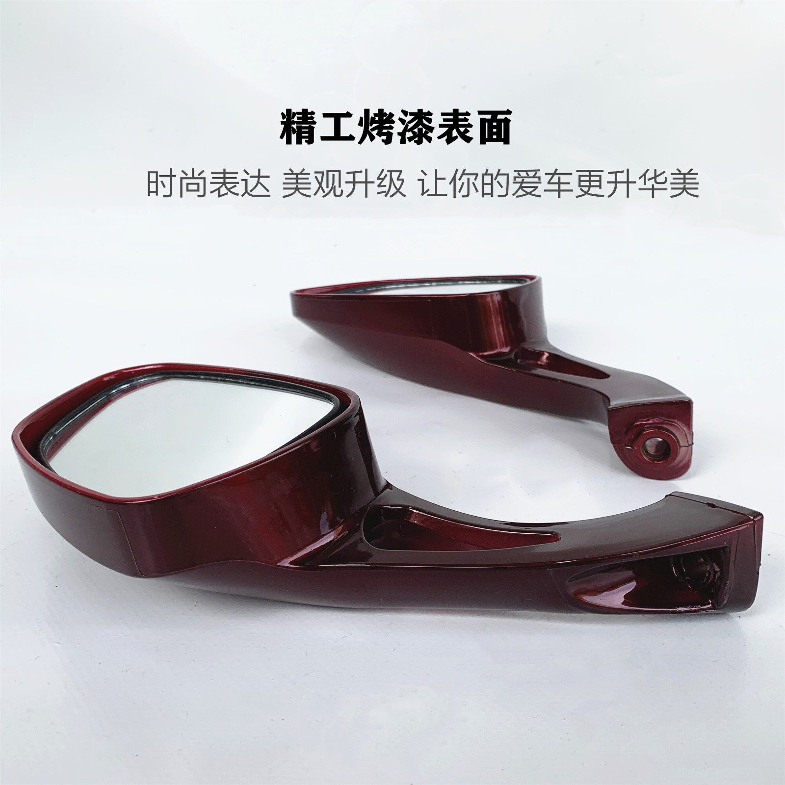 Motorcycle scooter electric vehicle Zhongsha Five Y Princess rearview mirror, blue star pair price