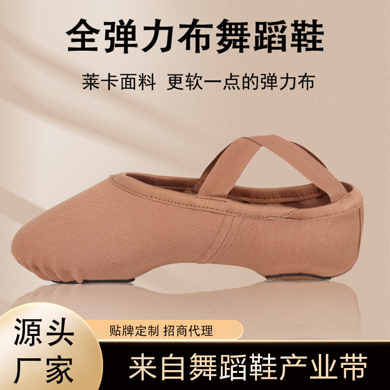 Full elastic cloth dance shoes women's soft bottom exercise shoes body yoga cat claw shoes men's children's dancing ballet shoes wholesale Full elastic cloth dance shoes women's soft bottom exercise shoes body yoga cat claw shoes men's children's dancing ballet shoes wholesale