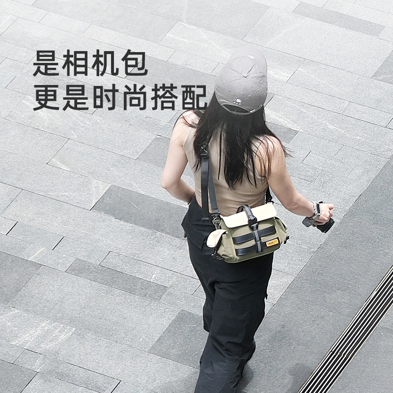 LOFREE 토스트 카메라 가방 여성 틈새 디자인 일본 남성과 여성 야외 숄더백 여행 휴대용