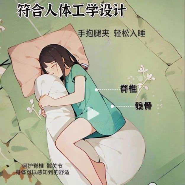 朵压星球同款深睡抱抱枕侧睡神器三段支撑枕头抱枕靠枕强承托代发|undefined