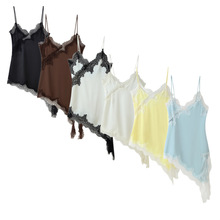 外贸批发夏季新款女装 欧美风时尚蕾丝不对称连衣裙 5919200