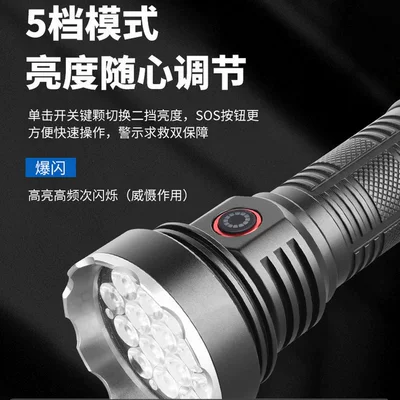Aluminum Alloy Flashlight Rechargeable | UV fənərlər