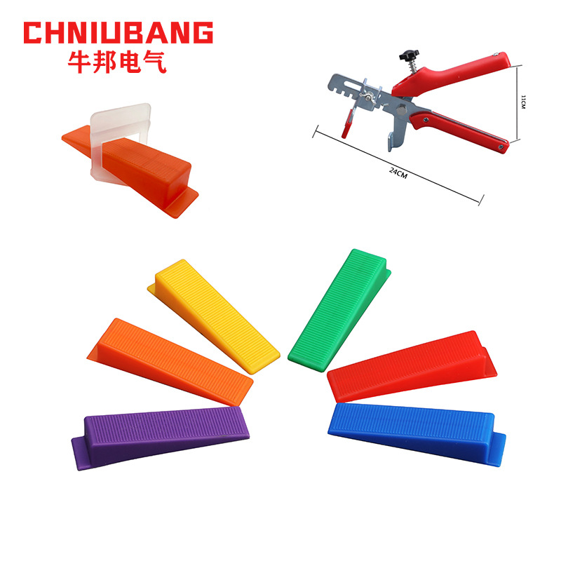 厂家直销瓷砖找平器固定位片配件调平顶高贴砖神器东南亚热销