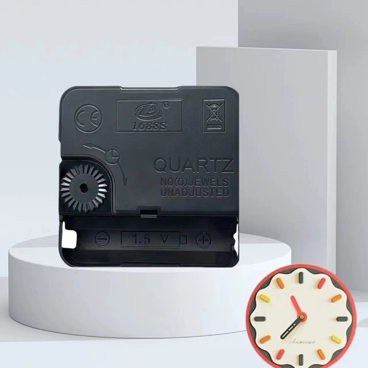 Decorations with accessories, quartz swing machine