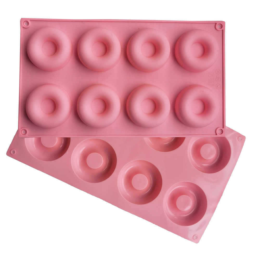 8 donuts 420 galletas dulces molde de silicona molde de pastel de mousse molde de gelatina