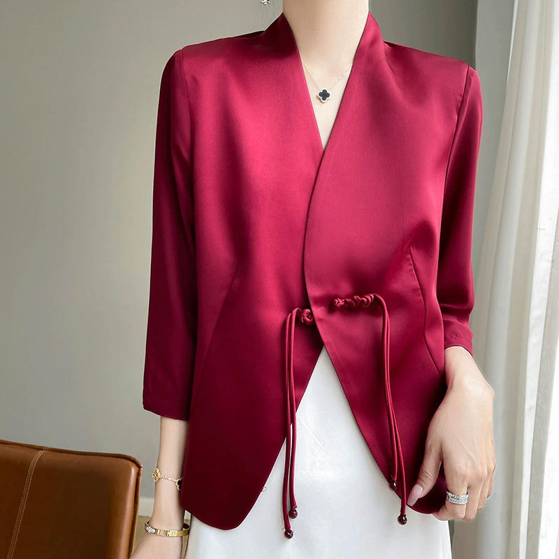 Retro design short cardigan, jacket, Chinese style
