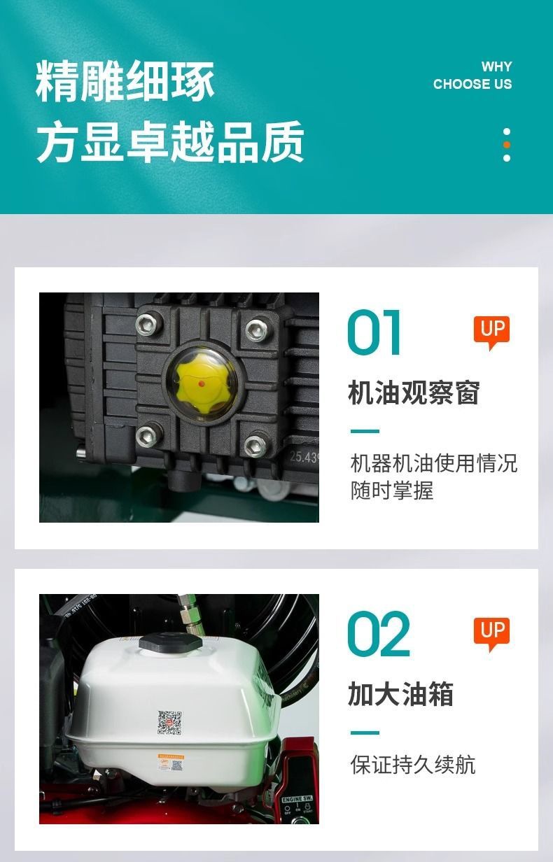 Gasoline Diesel High Pressure Washer Commercial Mobile Cleaning Machine