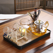 高硼硅玻璃耐高温明火玻璃茶壶不锈钢煮茶壶家用办公花茶壶套装