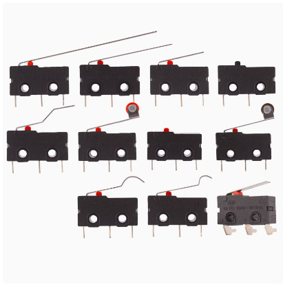Kw 12ストロークリミットスイッチ接点ボタンKW11-3Z-2マイクロスイッチ直柄三脚5A 125V250V|undefined