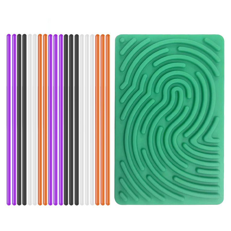 Juguetes Fidget de silicona sensoriales tablero de descompresión de compresión infantil rompecabezas de compresión ansiedad autismo