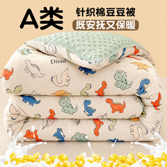 卡通儿童幼儿园安抚豆豆被春秋被棉被冬被加厚保暖小被芯卧室宿舍