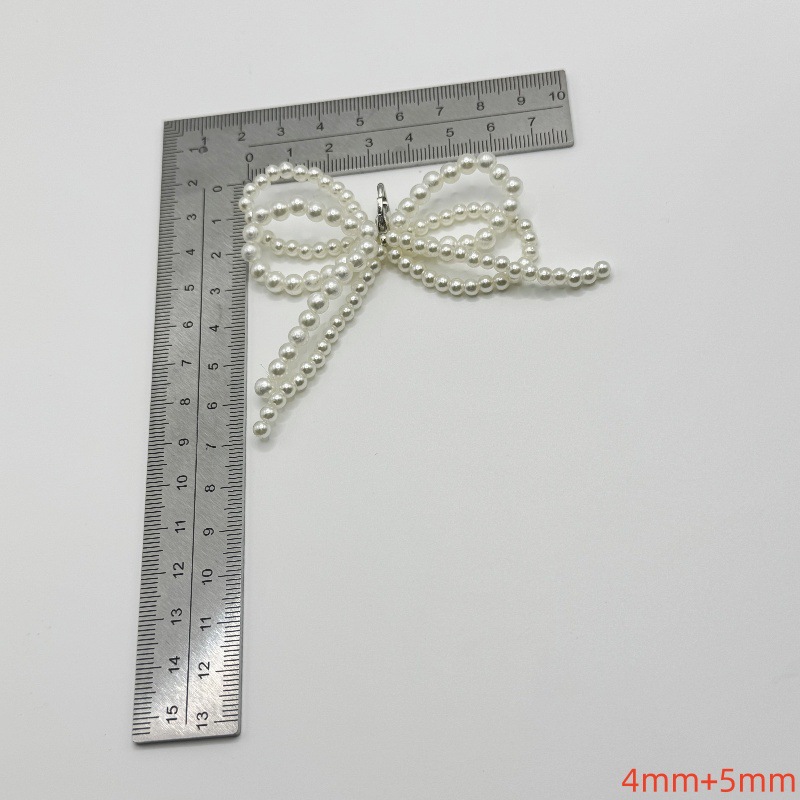 5인치 진주 신발끈 액세서리