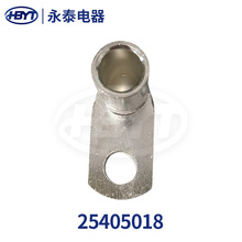 25405018新能源加厚90度铜管端子窥口铜鼻子折弯铜接线鼻冷压端子