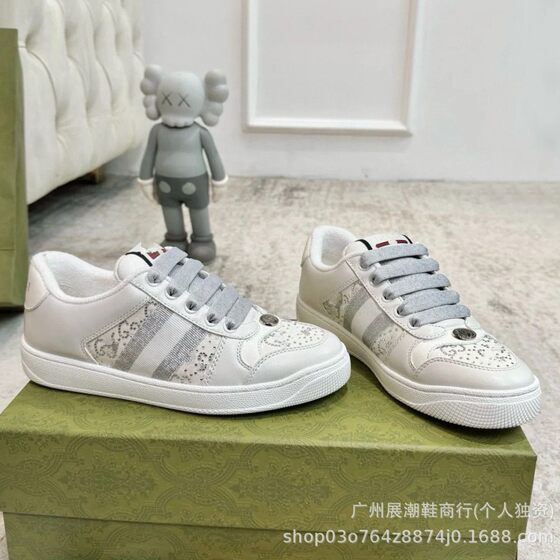 This only sells good version G dirty shoes 2024 autumn and winter new letters embossed cowhide dirty shoes all over the sky star