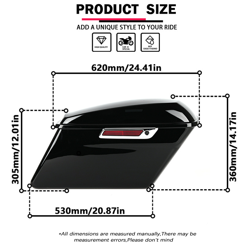 Suitable for Bmw R18 Dreamer Boxer Heir Modified Rear Tail Bag Side Box Side Box Accessories