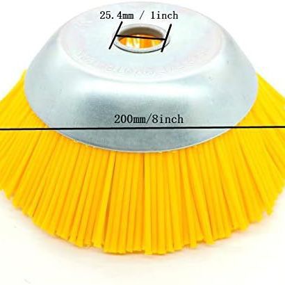 Transfronterizo en stock cortacésped de 8 pulgadas de cabeza de cortacésped de nailon de 8 pulgadas de tipo tazón de ladrillo conjunta desmaleza