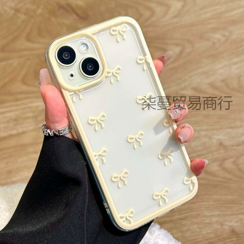 Apple совместимый iPhone 1615 с лентой-бантом, чехол для телефона, iPhone16 Pro, iphone, 15promax, 11