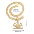 Gold Pocket Muscle Necklace