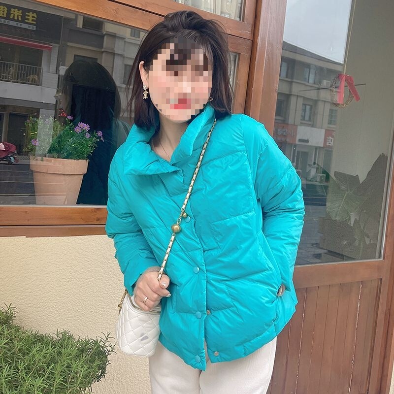 2026 Spring and Autumn New Lightweight Down Jacket for Women, Short, Fashionable, Lightweight, Thin, Plus Size, Loose Fit, Trendy Outerwear