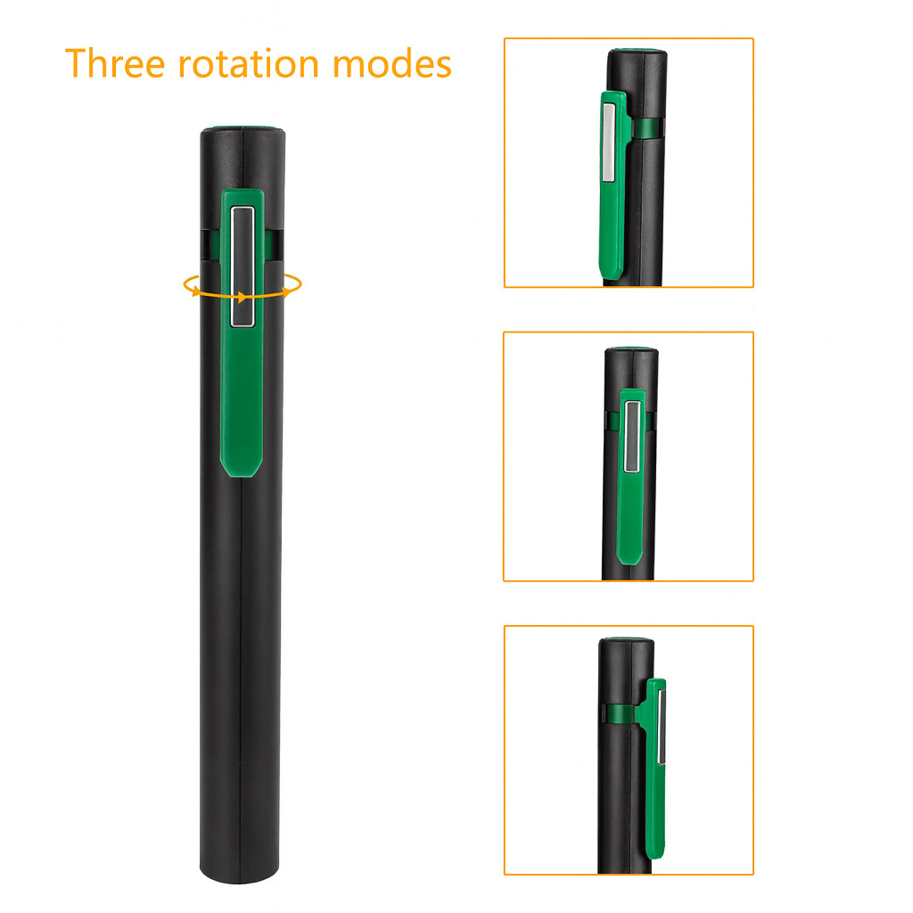 Rechargeable Multifunctional Pen-Shaped Magnetic Work Light Cob&Led Emergency Inspection Light Mini Portable Outdoor Lighting