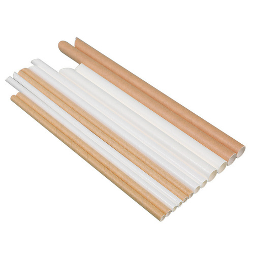Manufacturer paper straws disposable kraft paper drinks pearl milk tea paper straws biodegradable straws dropshipping