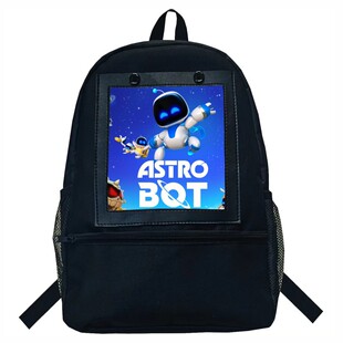 New Arrival Printed Cartoon Astro bot Cosmic Robot Schoolbag Backpack Casual Lightweight Boys and Girls