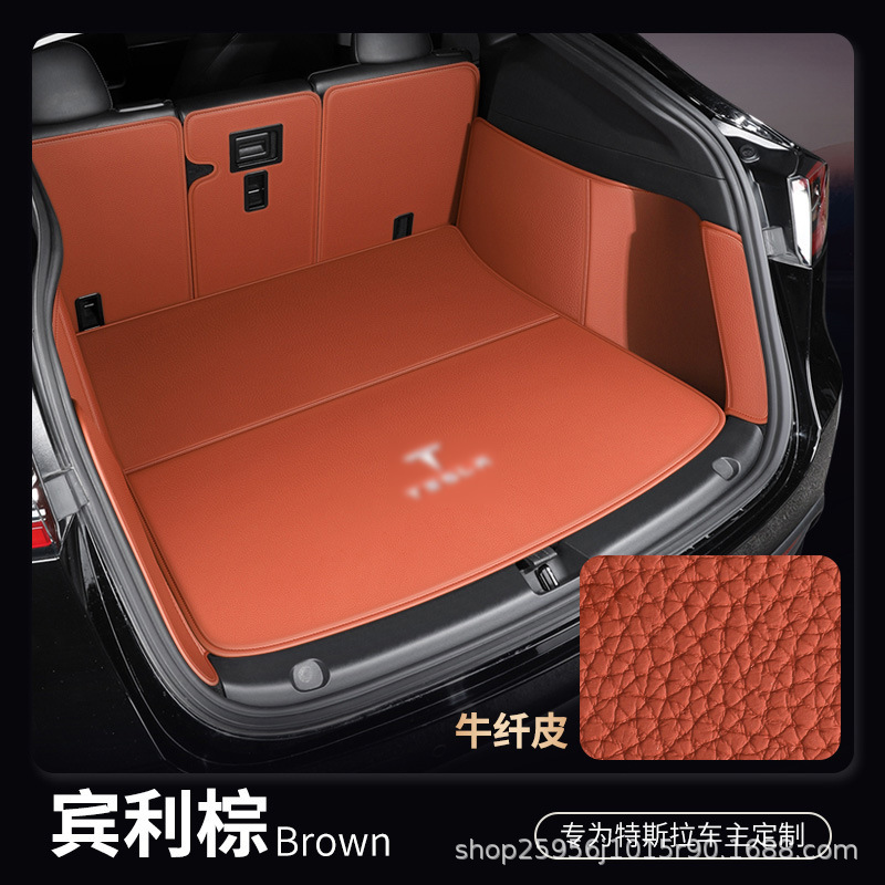 テスラモデル Y 新バージョン 3 パッドトランクマット Edamame モデル Y 完全密閉型トランクマットに適しています。|undefined
