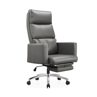 Leather computer chair home office chair comfortable long-sitting boss bedroom study seat modern minimalist desk chair
