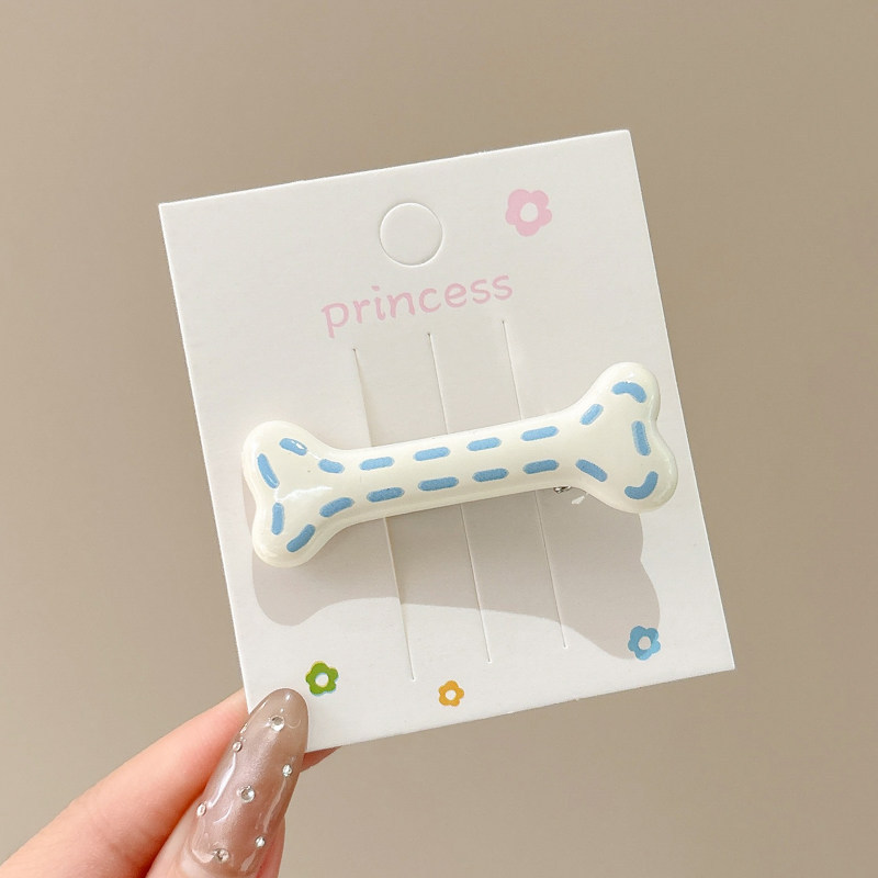 #2 cream white bone hair clip, approximately 5.5cm