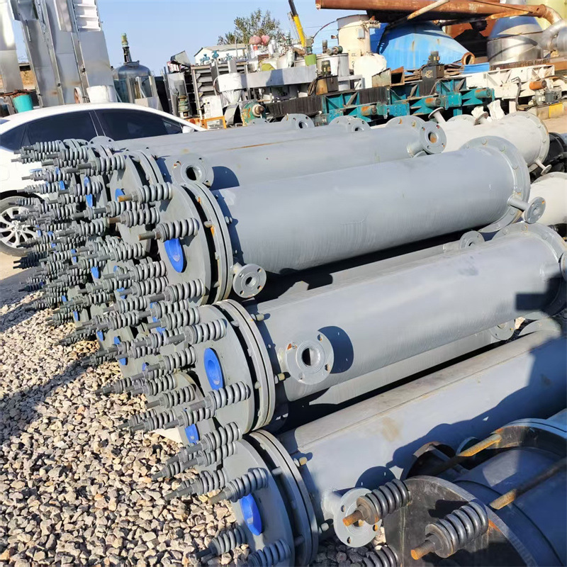 收购二手石墨冷凝器  化工真空冷却设备 二手工业冷凝器