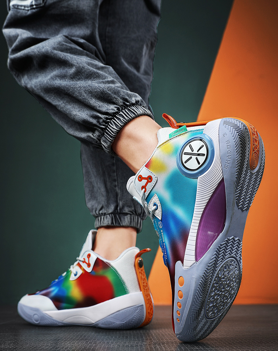 Mirage Basketball Shoes Men's Wade Breathable Real Anti-skid Wear-resistant Children's Sports Shoes_desvips.com