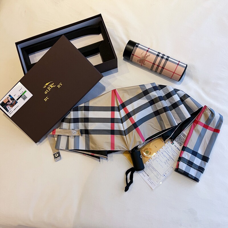 【Light Luxury Classic Brand】Plaid Umbrella, Water Cup, Sun Protection Umbrella, High-End Car Umbrella, Insulated Cup Set, Water Cup 【Light Luxury Classic Brand】Plaid Umbrella, Water Cup, Sun Protection Umbrella, High-End Car Umbrella, Insulated Cup Set, Water Cup
