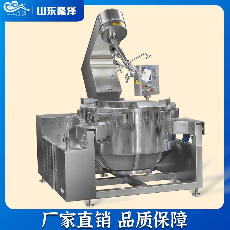 速食酱包蒜蓉酱加工设备 番茄酱咖喱酱炒锅 菌汤底料炒制锅