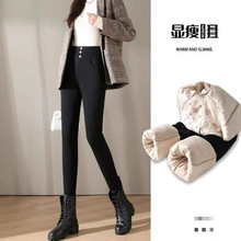 1030-42 三粒扣鹅绒小黑裤 可补货 268198