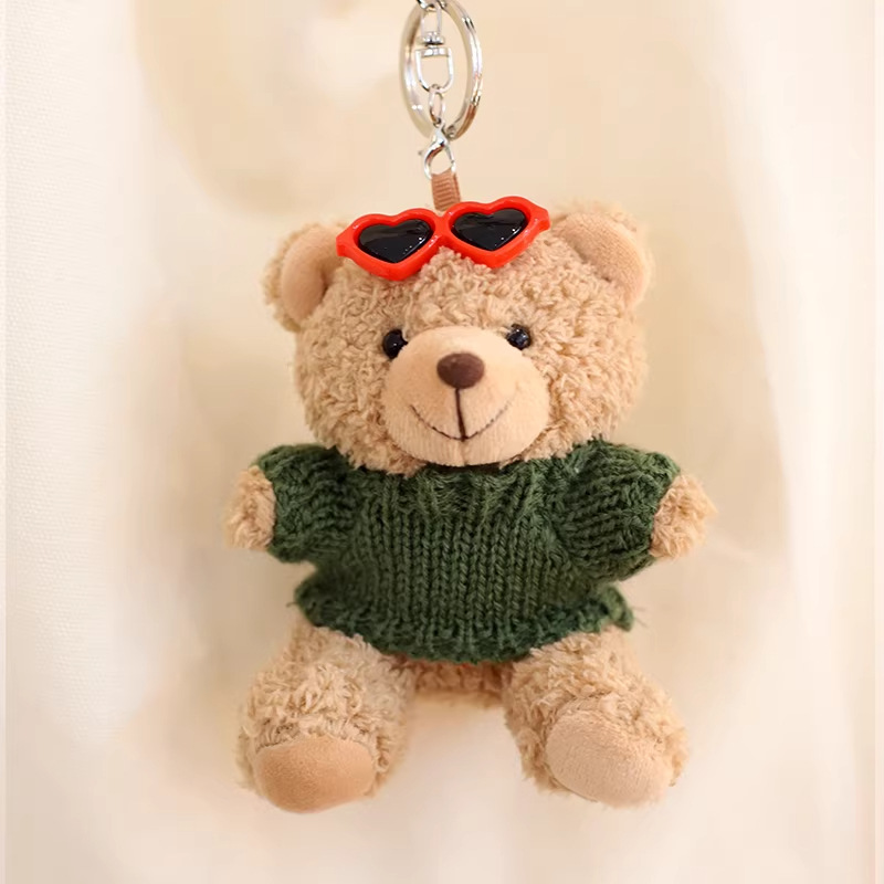 Teddy Bear bolsos colgantes muñecas bolsas de peluche llaveros bolsas de muñecas Teddy Bear muñecas eventos regalos impresión logo