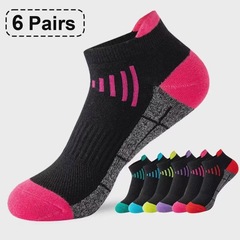 Men and Women Sports Socks Cross-border Amazon Temu Socks Running Basketball Ankle Socks Cotton Outsole Sweat Absorbent Breathable Summer