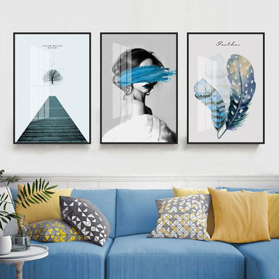 挂畫客廳裝飾畫沙發背景牆三聯畫現代簡約壁畫餐廳牆畫臥室畫批發