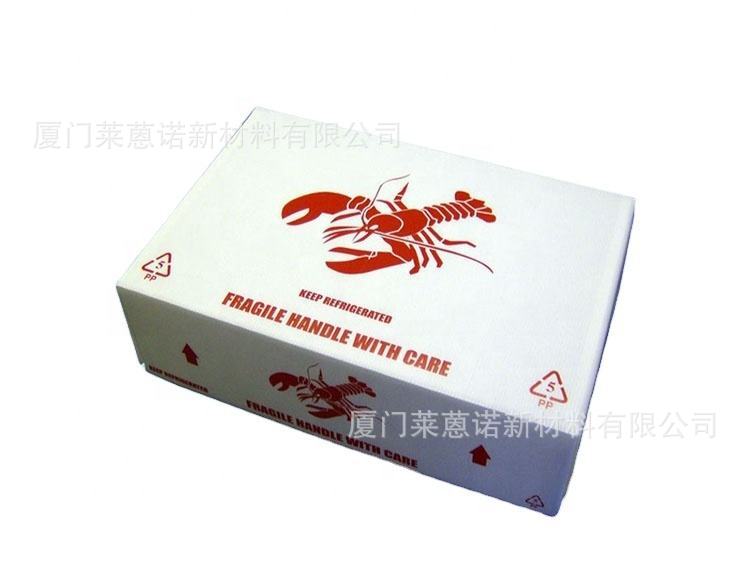 Caja de frutas y verduras de placa hueca pp personalizada plegable impermeable frutas y verduras frescas de transporte de cadena de frío Caja de plástico de calcio image 10