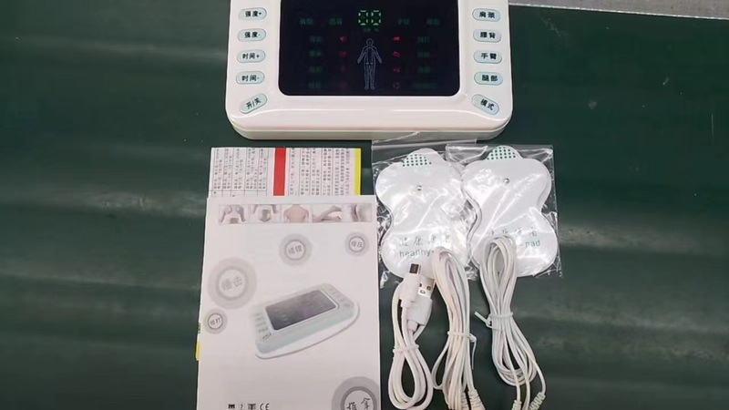 二穴中低周波EMS微電流パルスマッサージ器 カラースクリーンマッサージ器 家庭用デジタル理学療法器|undefined