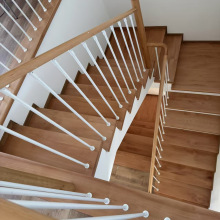 【宁波步云楼梯】实木铁艺扶手精装家用窗台扶手别墅铁艺楼梯扶手