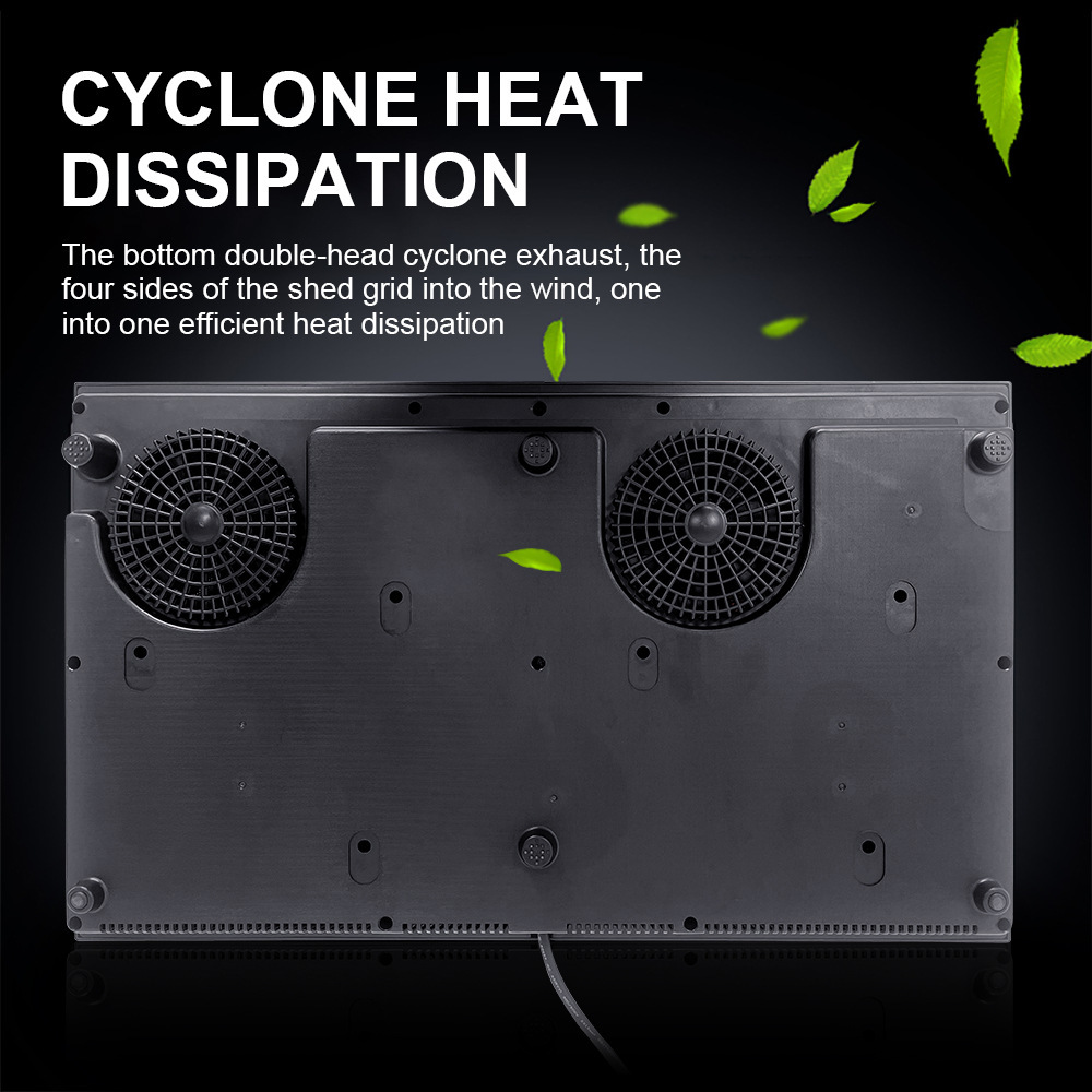 Cocina de Inducción Integrada de Doble Hornilla para Uso Doméstico, Nueva Cocina Eléctrica de Cerámica de Doble Cabezal, Estándar Estadounidense para Exportación, 110v
