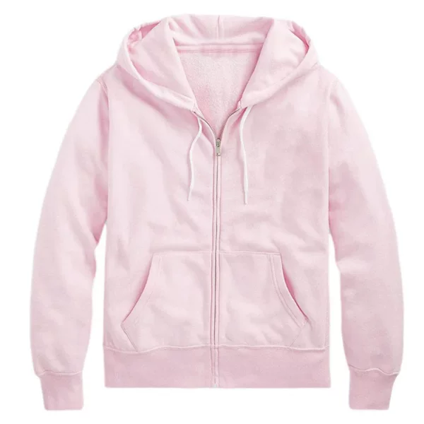 2024 New Sakura Powder Zipper Cardigan Jacket Amazon Independent Station Men's and Women's Explosions Zipper Hoodie in stock