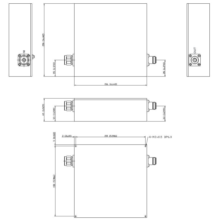 anatechelectronics AB2072B1327-O带通滤波器