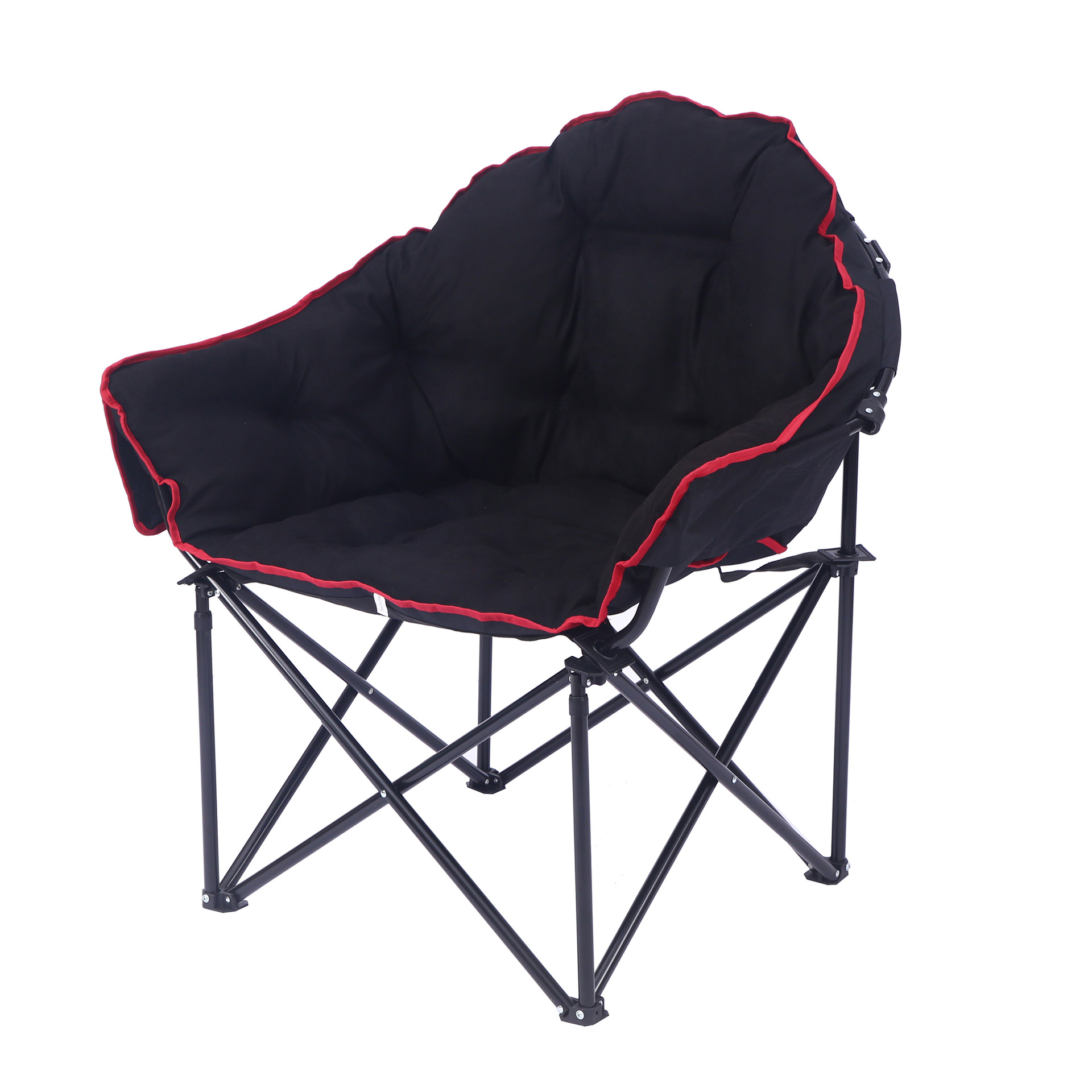 Silla plegable Wowding, silla redonda plegable portátil tipo luna, silla reclinable, silla de camping, silla de pesca, silla de ocio para exteriores
