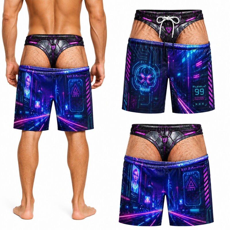 2026 Summer Hot Sale Custom Design Men's Hawaiian Shorts Beach Pants 3D Digital Printing Factory Direct Sale 2026 Summer Hot Sale Custom Design Men's Hawaiian Shorts Beach Pants 3D Digital Printing Factory Direct Sale
